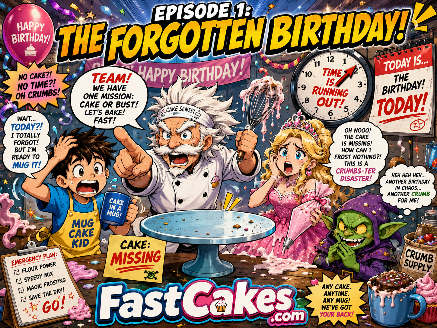 Episode 1 cover: The Forgotten Birthday