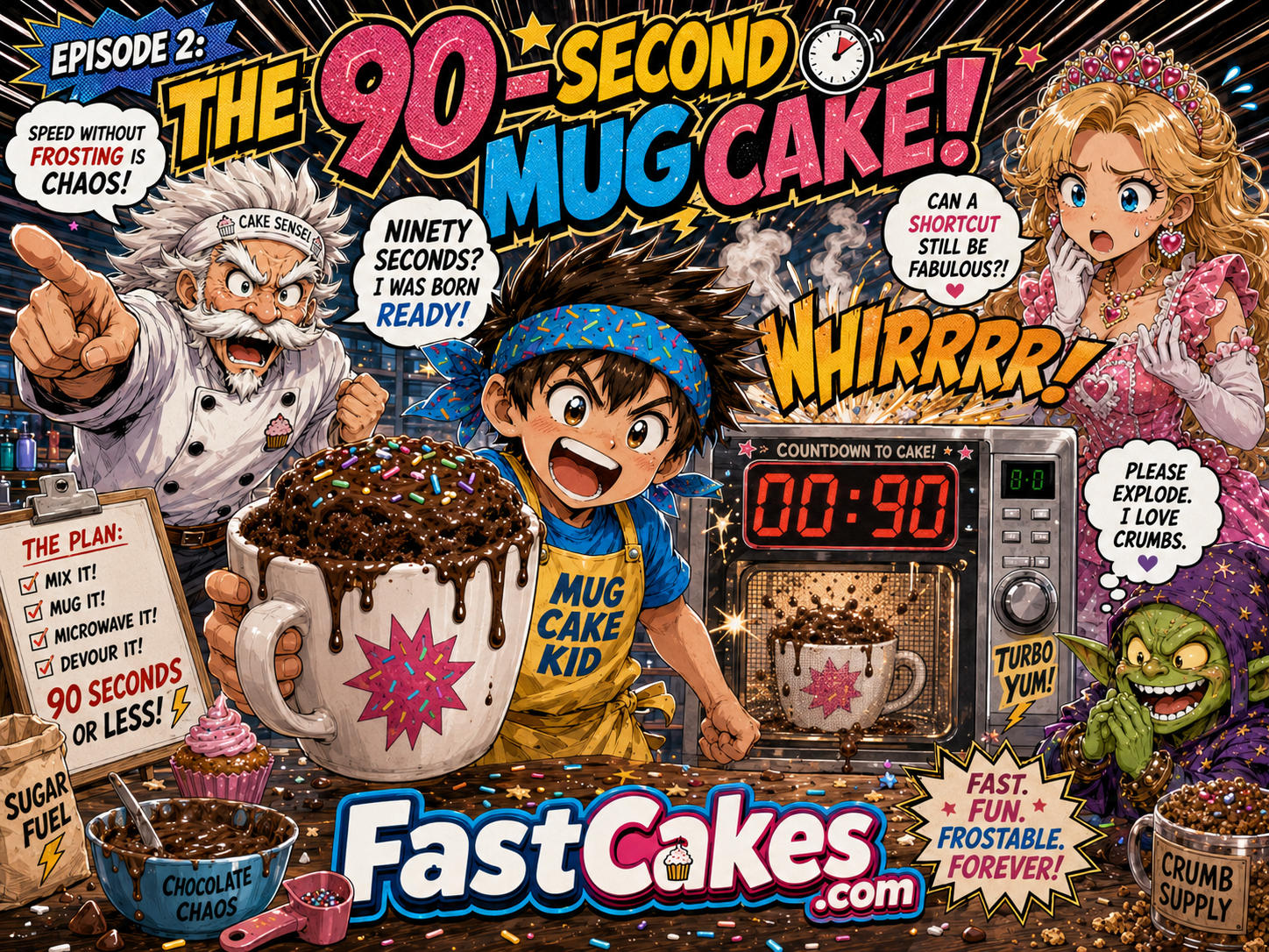 Episode 2 cover: The 90-Second Mug Cake